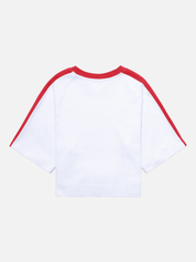 ‘47 Brand Georgia Bulldogs Big Overarch Women's Crop Jersey Tee