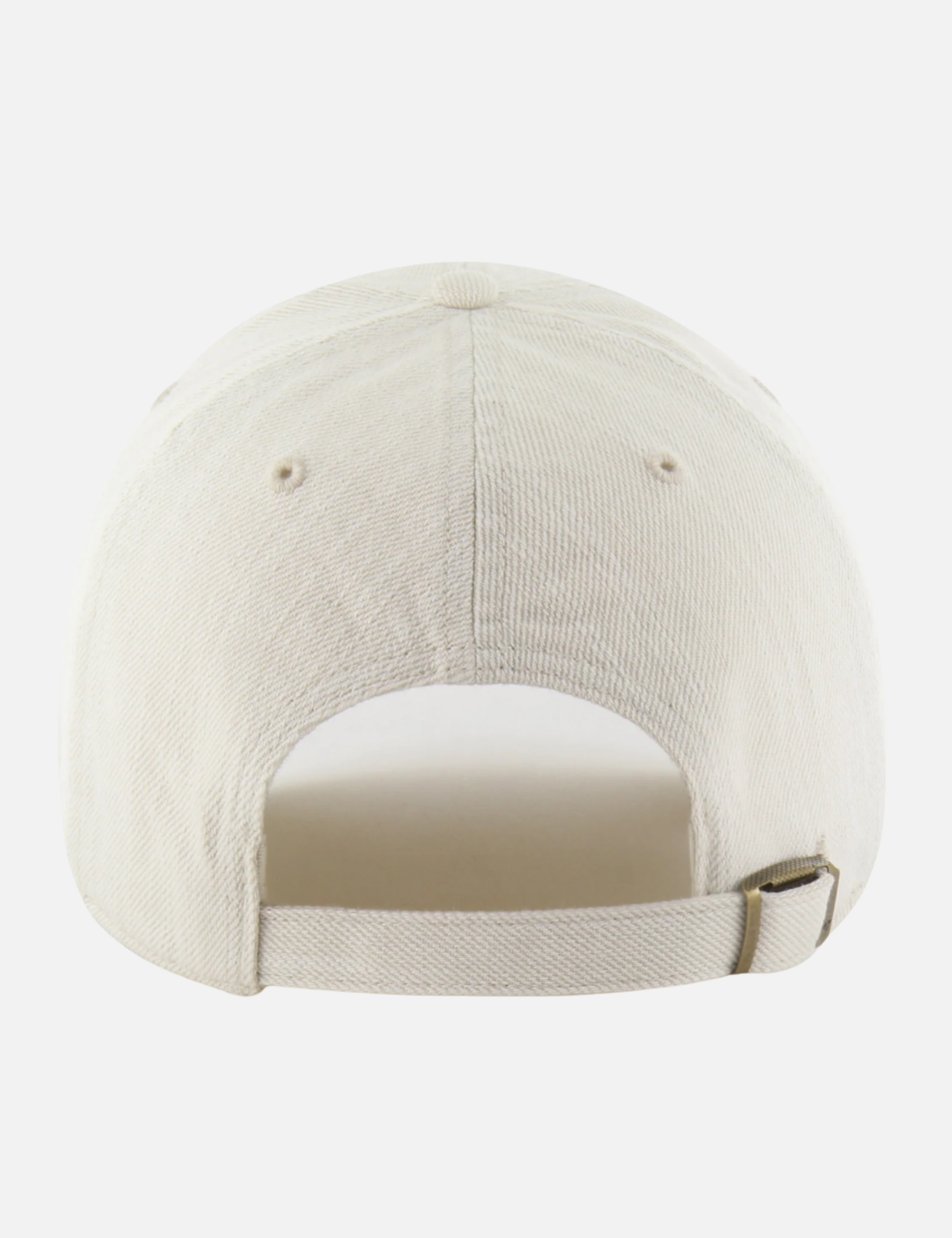 ‘47 Brand Georgia Bulldogs Slub Twill Clean Up Hat Vintage Mojave White UGA Dawgs Fans Accessories Football Sportswear - Back Flat