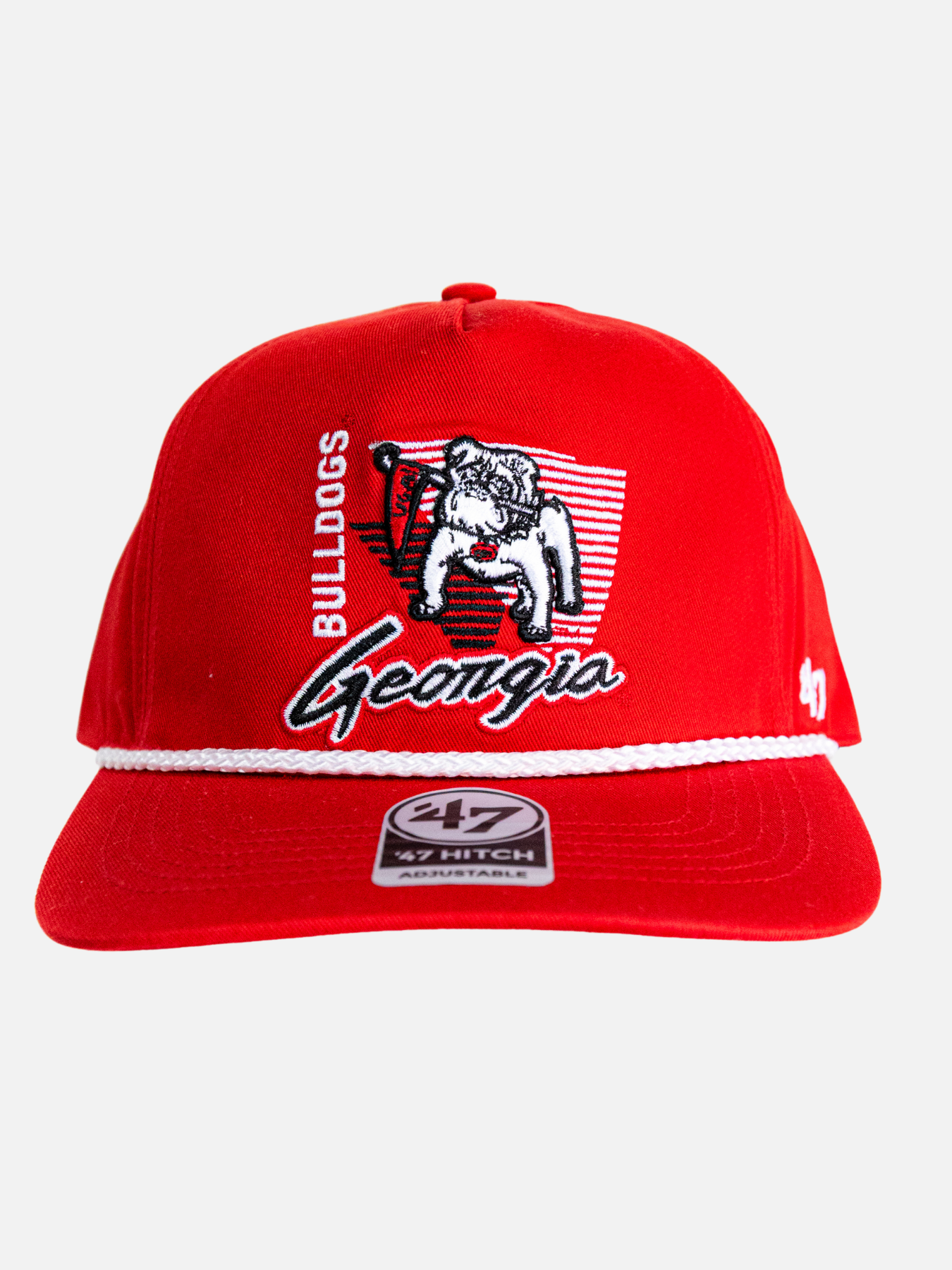 47 Brand Georgia Bulldogs Embroidered Splint Hitch Hat Red Kempt Mens Clothing Store Athens GA UGA