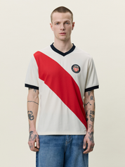 Les Deux USA United States of America Football Jersey Ivory White 2026 World Cup Soccer Merch Men’s Top for Men Lightweight Soft Sport Jerseys for Guys Athens GA Georgia Kempt Menswear Store Near Ne