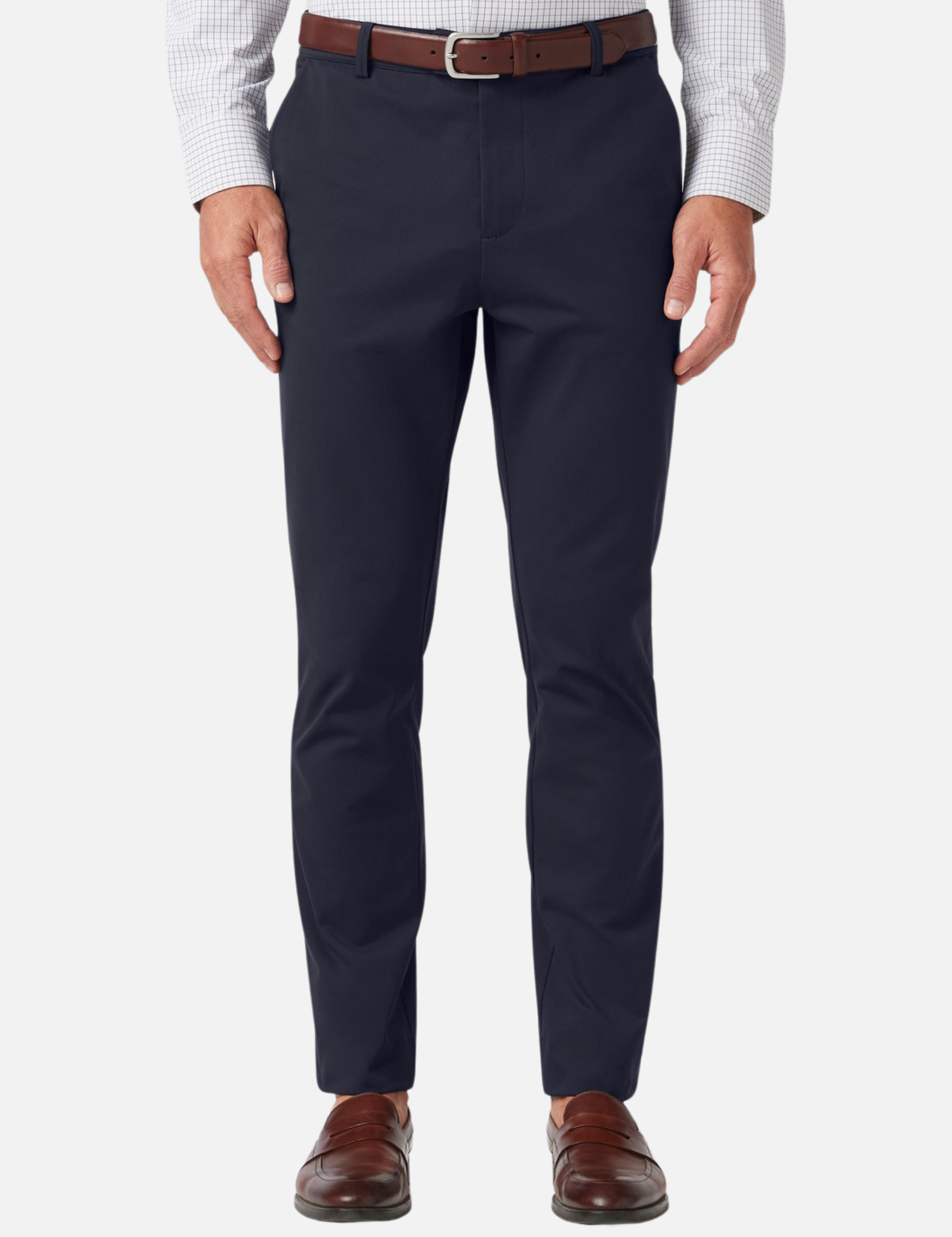 Mizzen + Main Upton Chino Pant Navy Solid Blue Men’s Formal Dress Bottoms for Men Athens GA Georgia Kempt Menswear Store Near Me