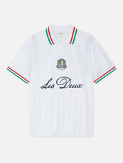 Les Deux Italy Football Jersey Ivory 2026 World Cup Soccer Merch Men’s Top for Men Lightweight Soft Sport Jerseys for Guys Athens GA Georgia Kempt Menswear Store Near Ne