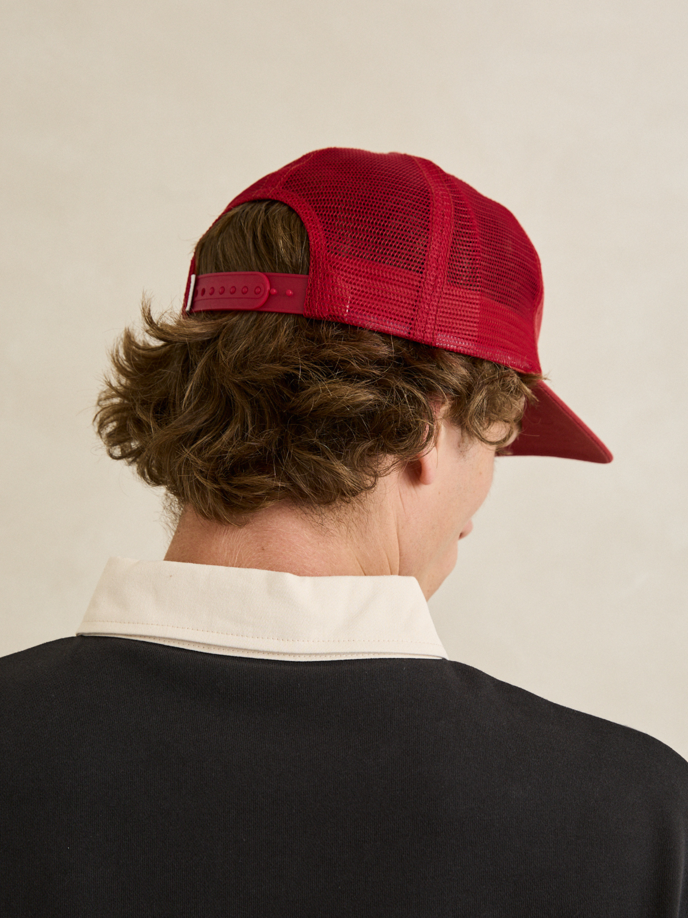 Rhythm Cactus Trucker Cap Red Floral Embroidery Mesh Back High Profile Men’s Accessories Hats for Men Athens GA Georgia Kempt Menswear Store Near Me 