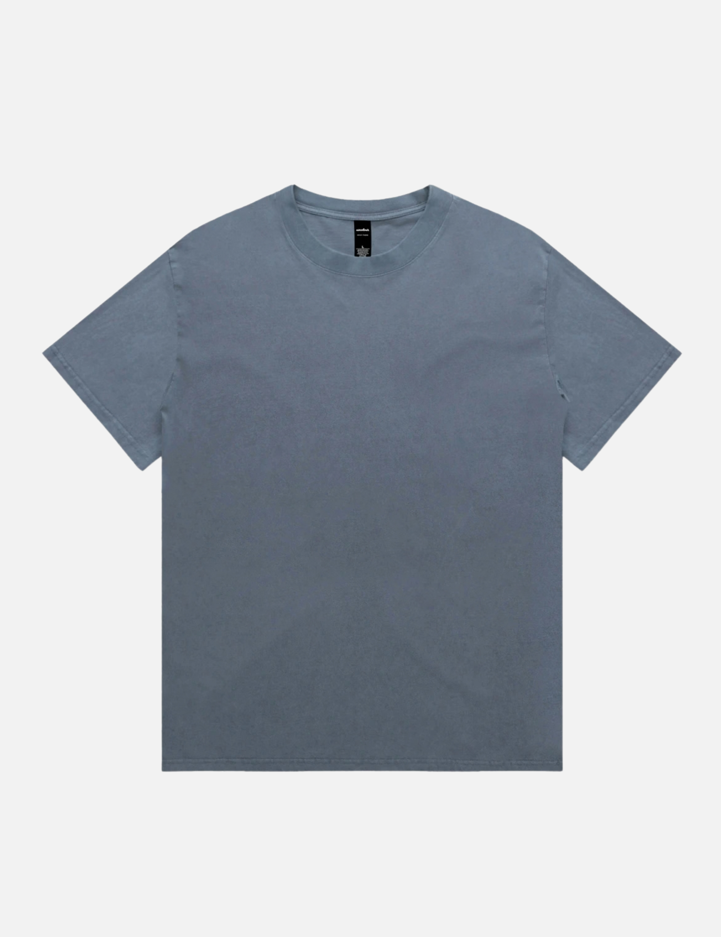 AS Colour Heavyweight Relaxed Tee Faded Indigo Blue Men’s T-Shirt front flat