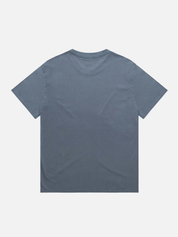 AS Colour Heavyweight Relaxed Tee Faded Indigo Blue Men’s T-Shirt  back flat