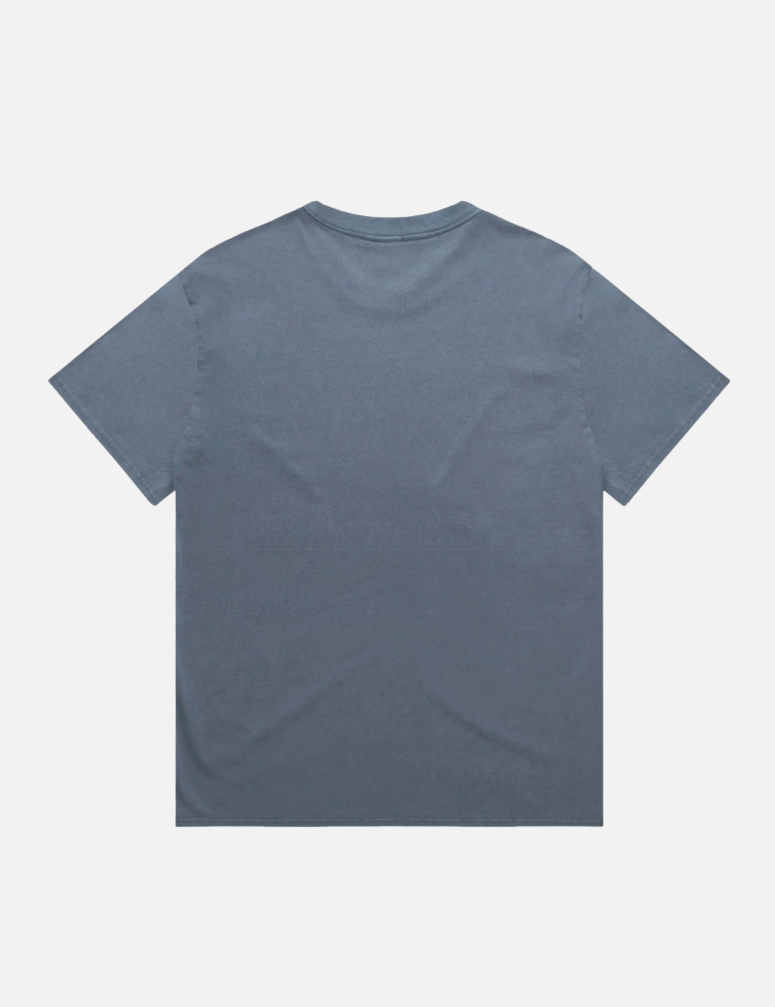 AS Colour Heavyweight Relaxed Tee Faded Indigo Blue Men’s T-Shirt  back flat
