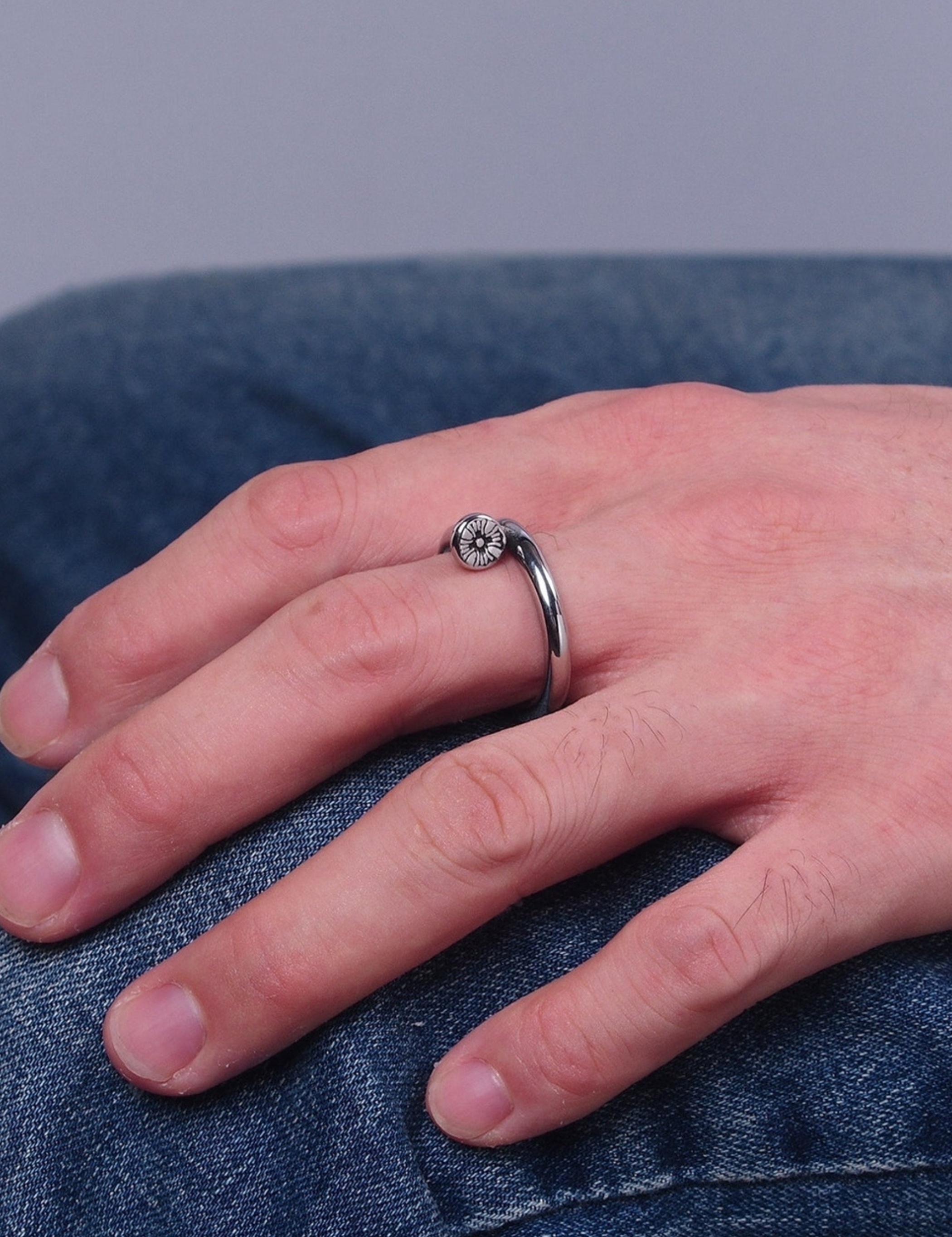 Aim Eternal Stainless Steel Wrap Nail Ring Silver Gold Accessories for Guys Men”s Jewelry Rings for Men Athens GA Georgia Kempt Menswear Store Near Me