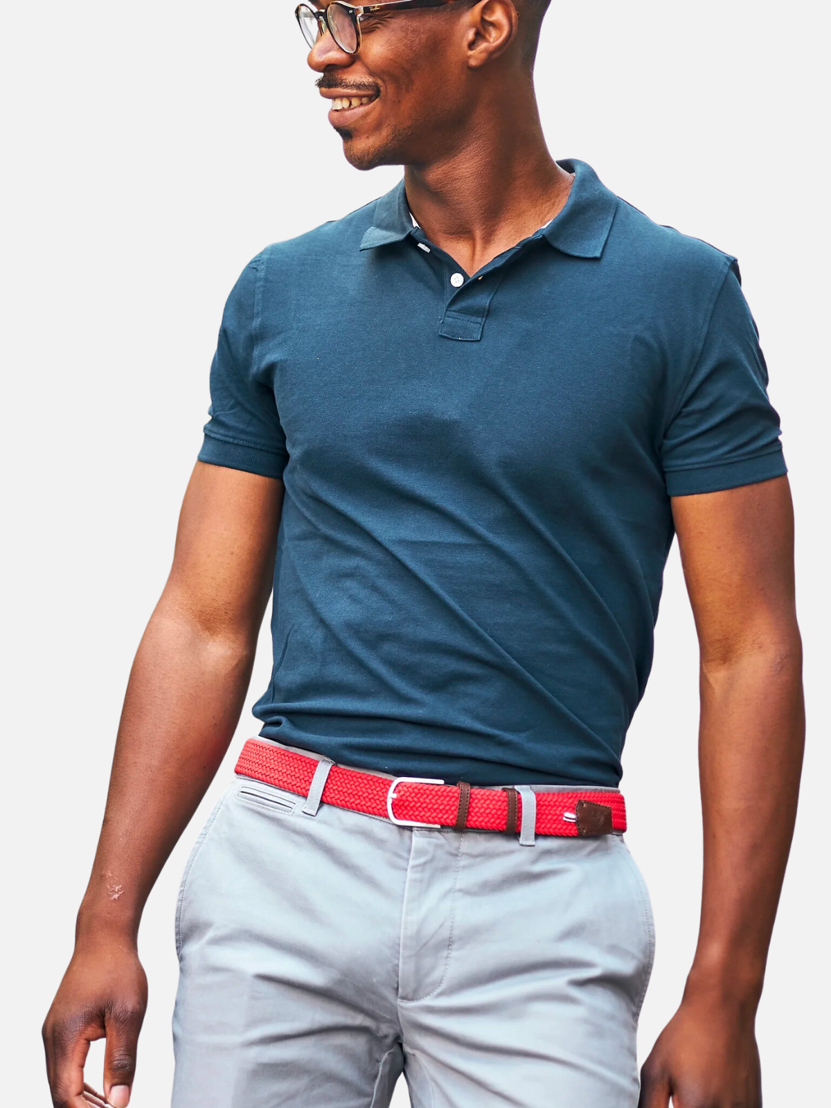 La Boucle Brussels Mono Belt - Red