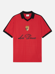 Les Deux Belgium Football Jersey Red Black 2026 World Cup Soccer Merch Men’s Top for Men Lightweight Soft Sport Jerseys for Guys Athens GA Georgia Kempt Menswear Store Near Ne