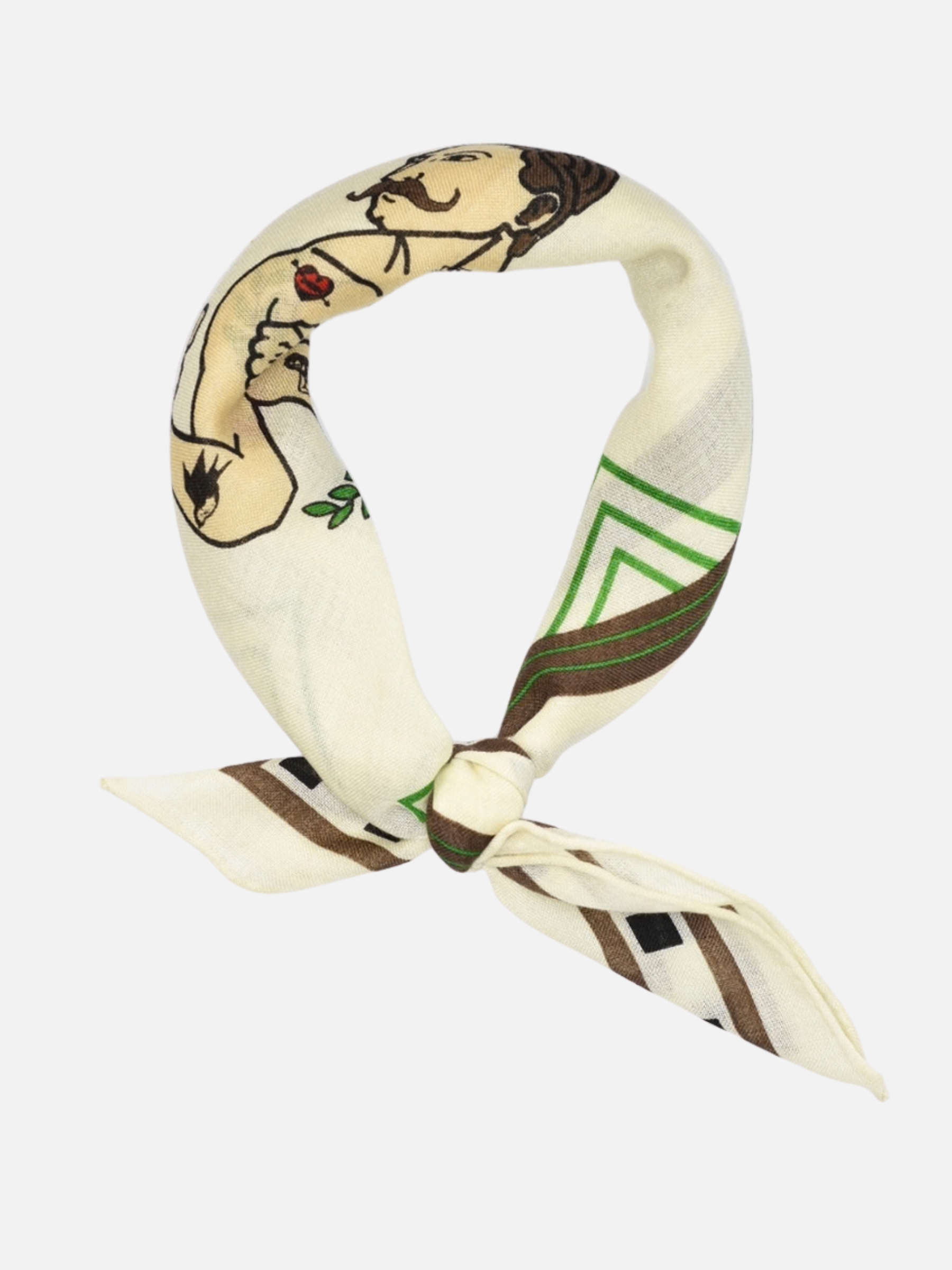 Tattoo Warrior Wool Bandana