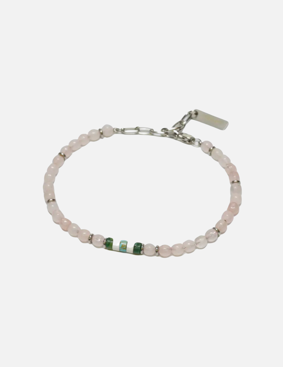 curated basics 4mm quartz beaded bracelet assorted turquoise handmade jewelry kempt athens ga georgia men's clothing store