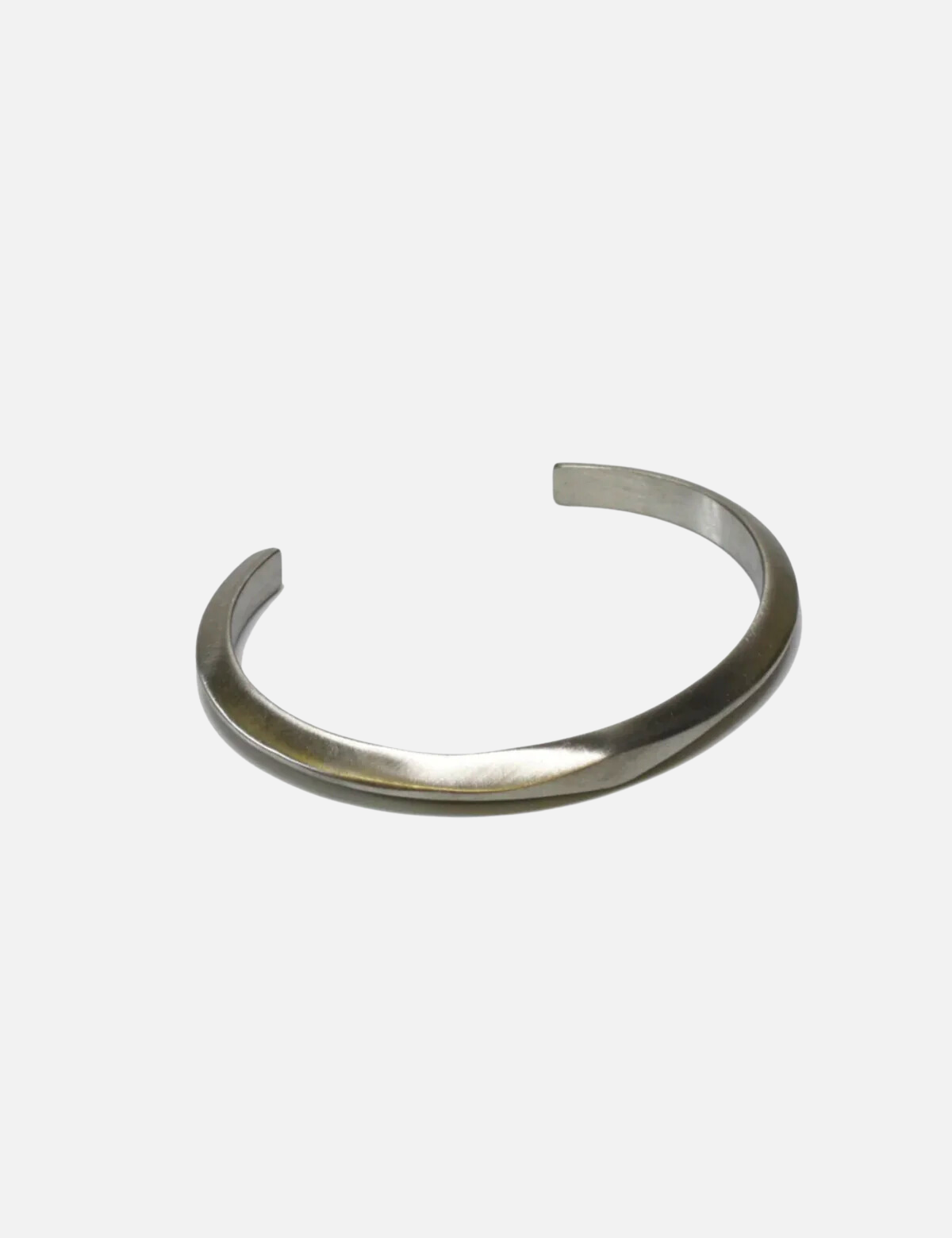 curated basics steel diamond top cuff bracelet silver jewelry gift kempt athens ga georgia men's clothing store
