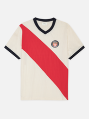 Les Deux USA United States of America Football Jersey Ivory White 2026 World Cup Soccer Merch Men’s Top for Men Lightweight Soft Sport Jerseys for Guys Athens GA Georgia Kempt Menswear Store Near Ne