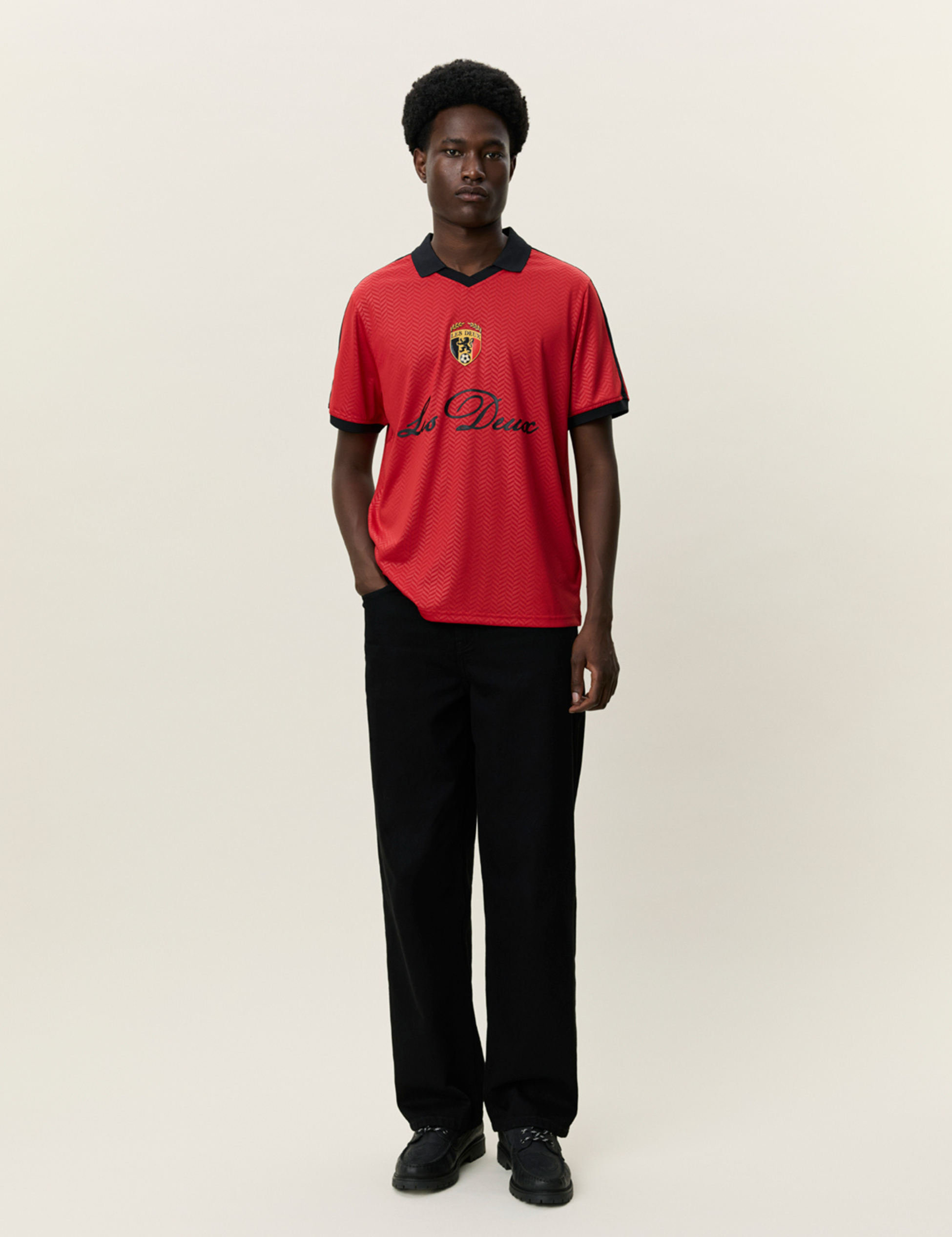 Les Deux Belgium Football Jersey Red Black 2026 World Cup Soccer Merch Men’s Top for Men Lightweight Soft Sport Jerseys for Guys Athens GA Georgia Kempt Menswear Store Near Ne