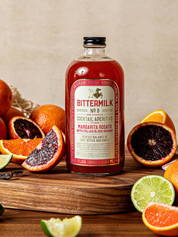 Bittermilk Bottling Co. Margarita Rosato with Italian Blood Orange Apertivo Cocktail Mixer Holiday Gifts for Him Christmas Ideas for Husband Stocking Stuffer Bar Non Alcoholic Athens GA Georgia Kempt Menswear Store Near Me 