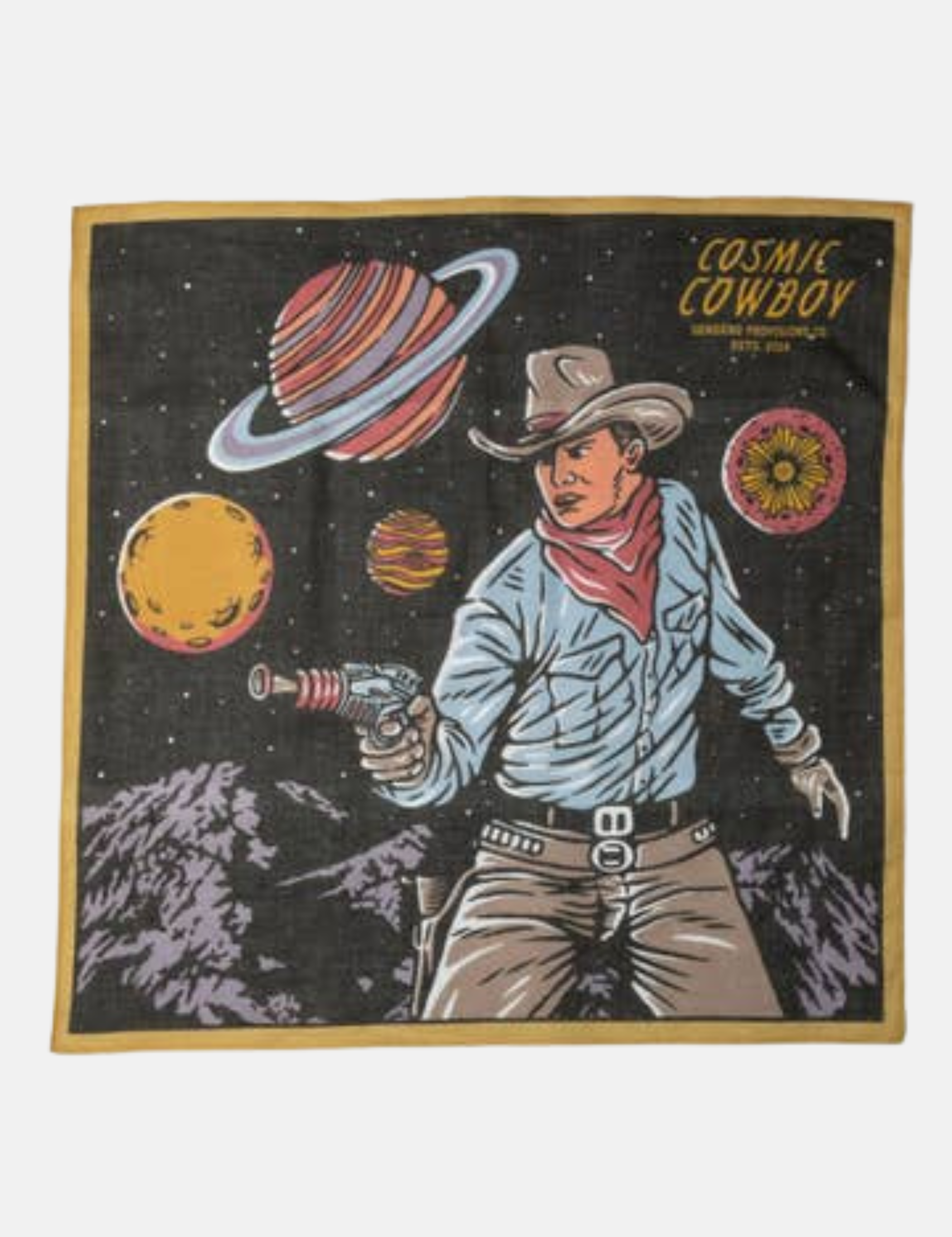 Sendero Provisions Cosmic Cowboy Bandana Brown Athens GA Georgia Kempt Menswear Store Near Me