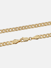 Cuban Curb 4mm Gold Chain
