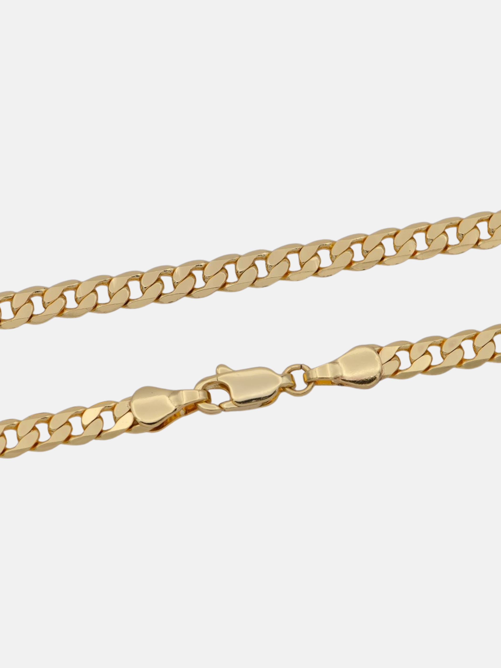 Cuban Curb 4mm Gold Chain