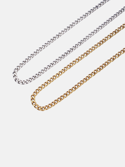 4mm Wide Cuban Link Chain