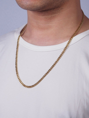 4mm Wide Cuban Link Chain