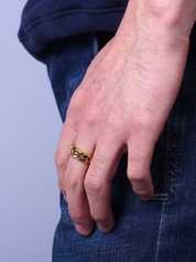 Flat Curb Chain Link Ring