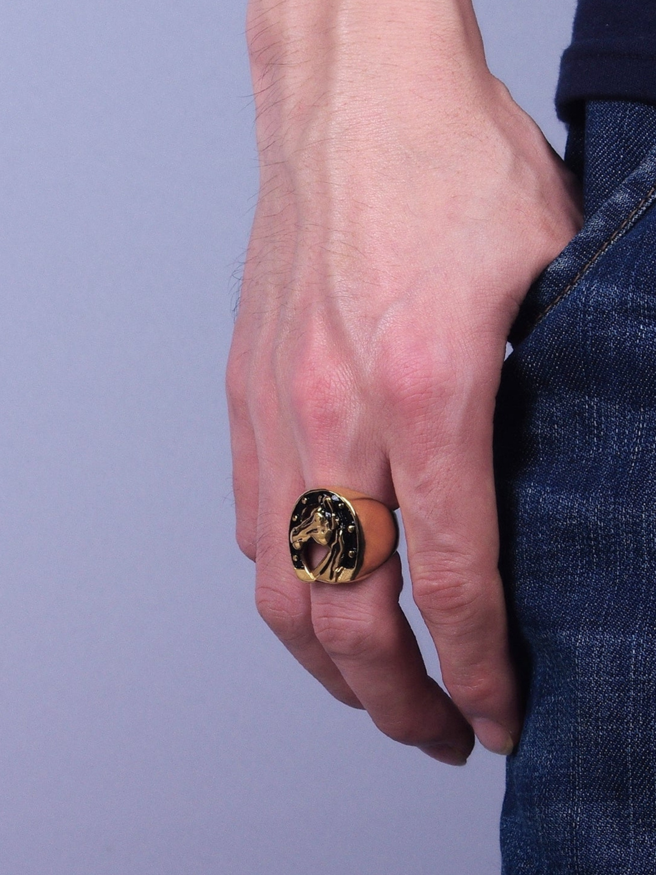 Lucky Horse Shoe Ring