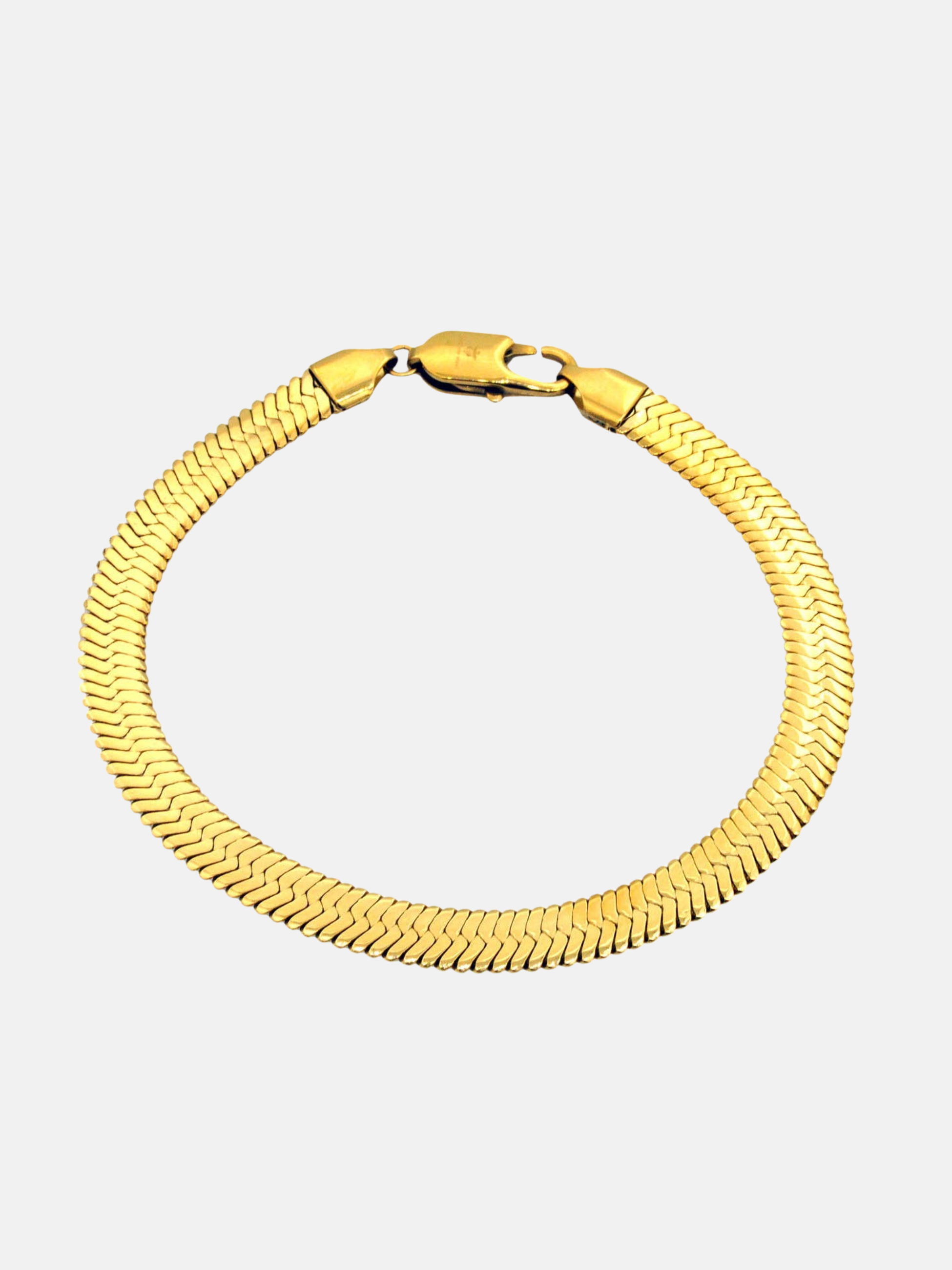 Herringbone Link Chain Bracelet