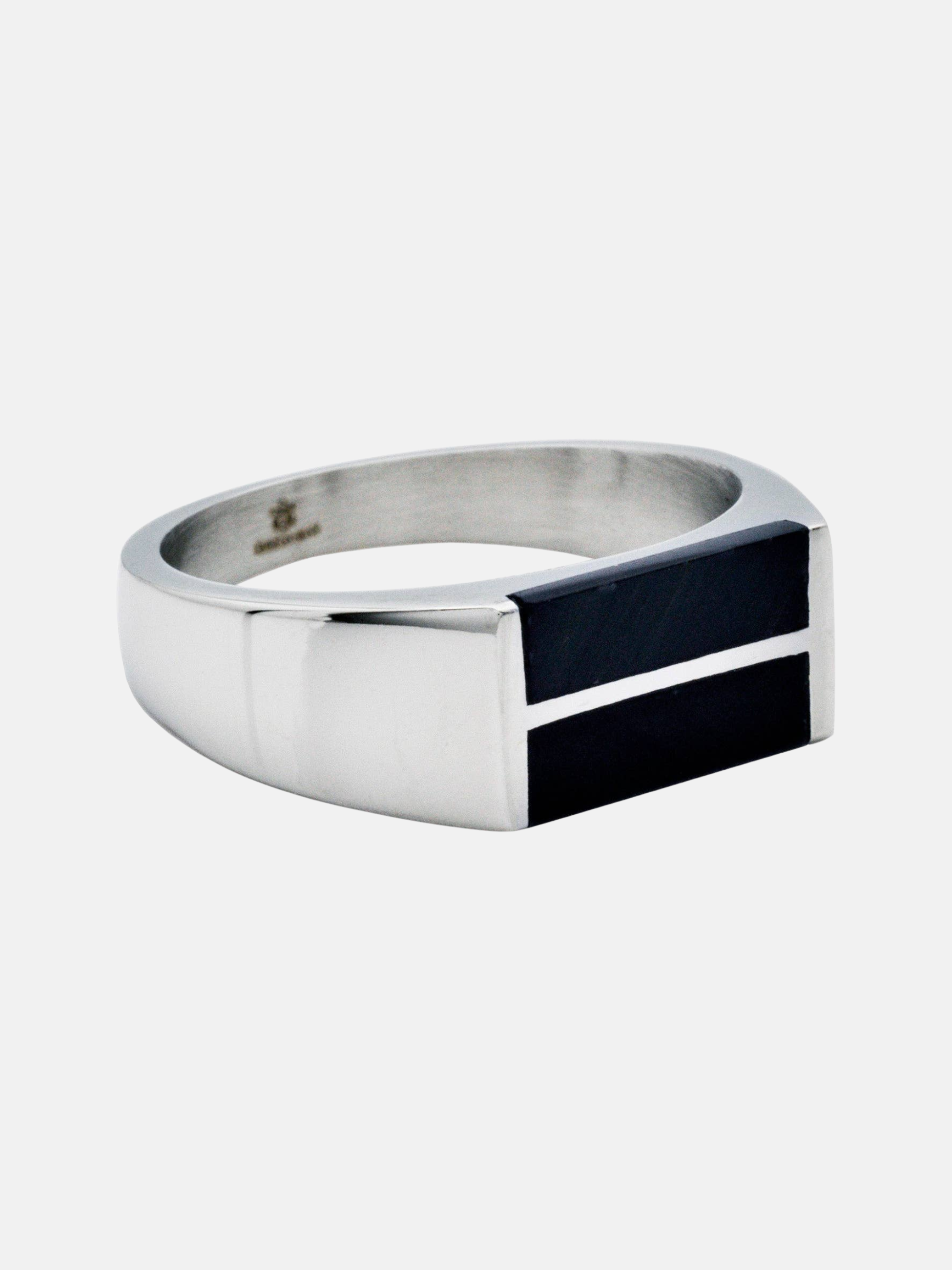 Blue Tiger Eye Bar Ring