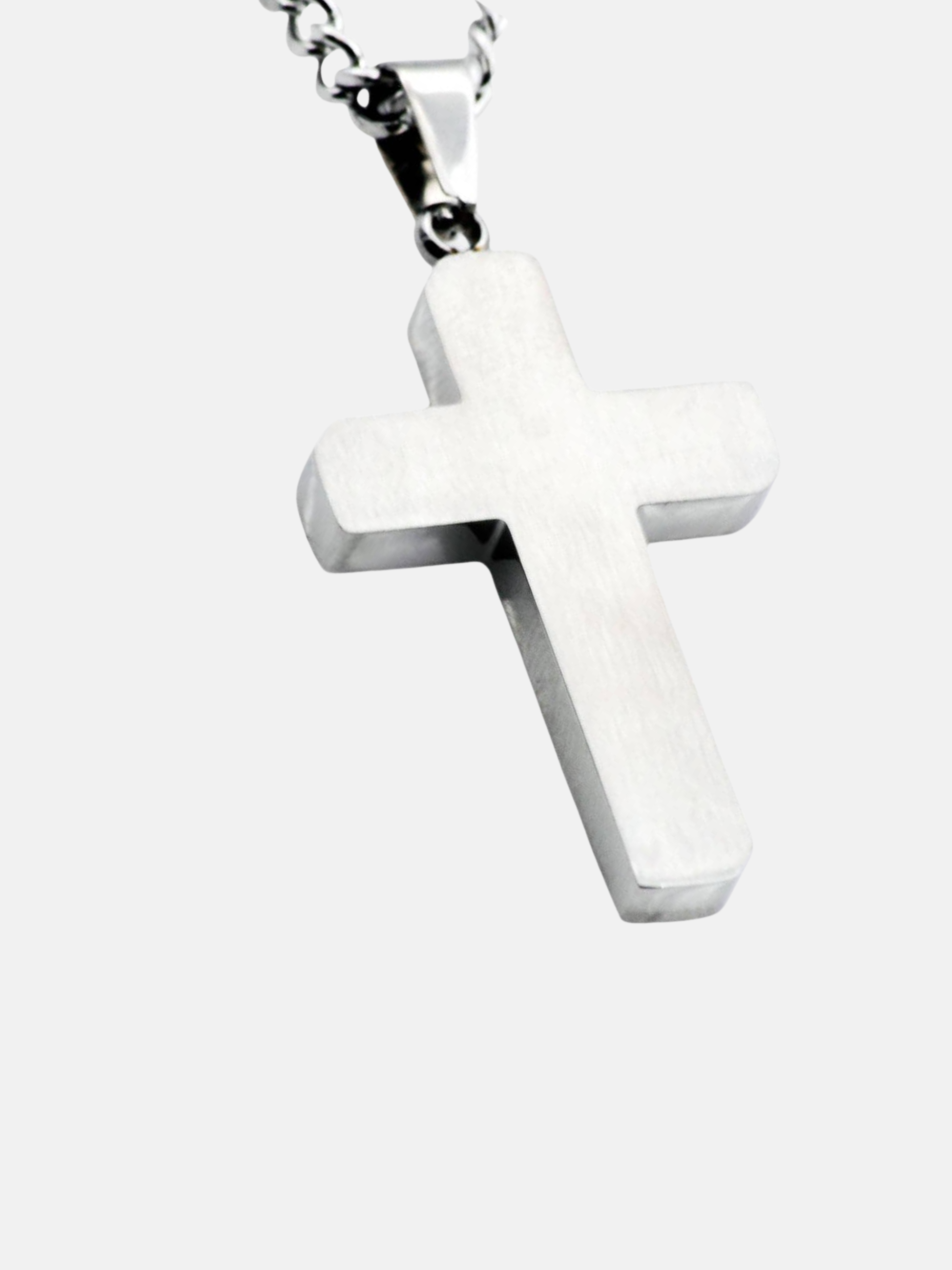 Stainless Steel Cross Pendant Necklace