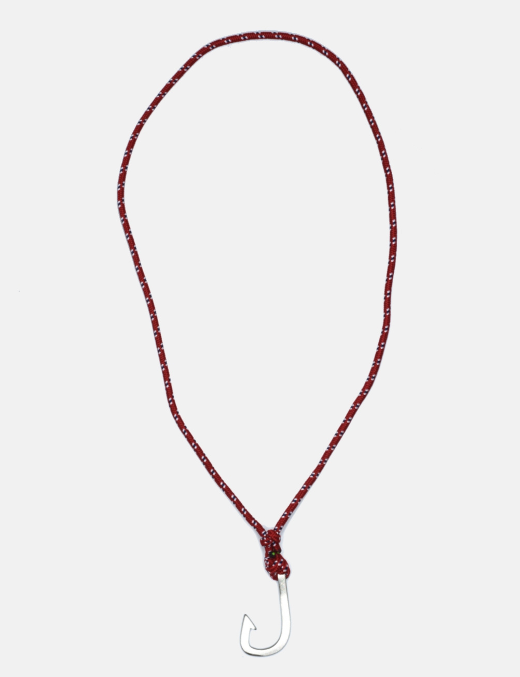 Curated Basics Paracord Steel Fish Hook Bracelet Necklace Red Accessories for Men Men’s Jewelry Gifts for Guys Athens GA Georgia Kempt Menswear Store Near Me