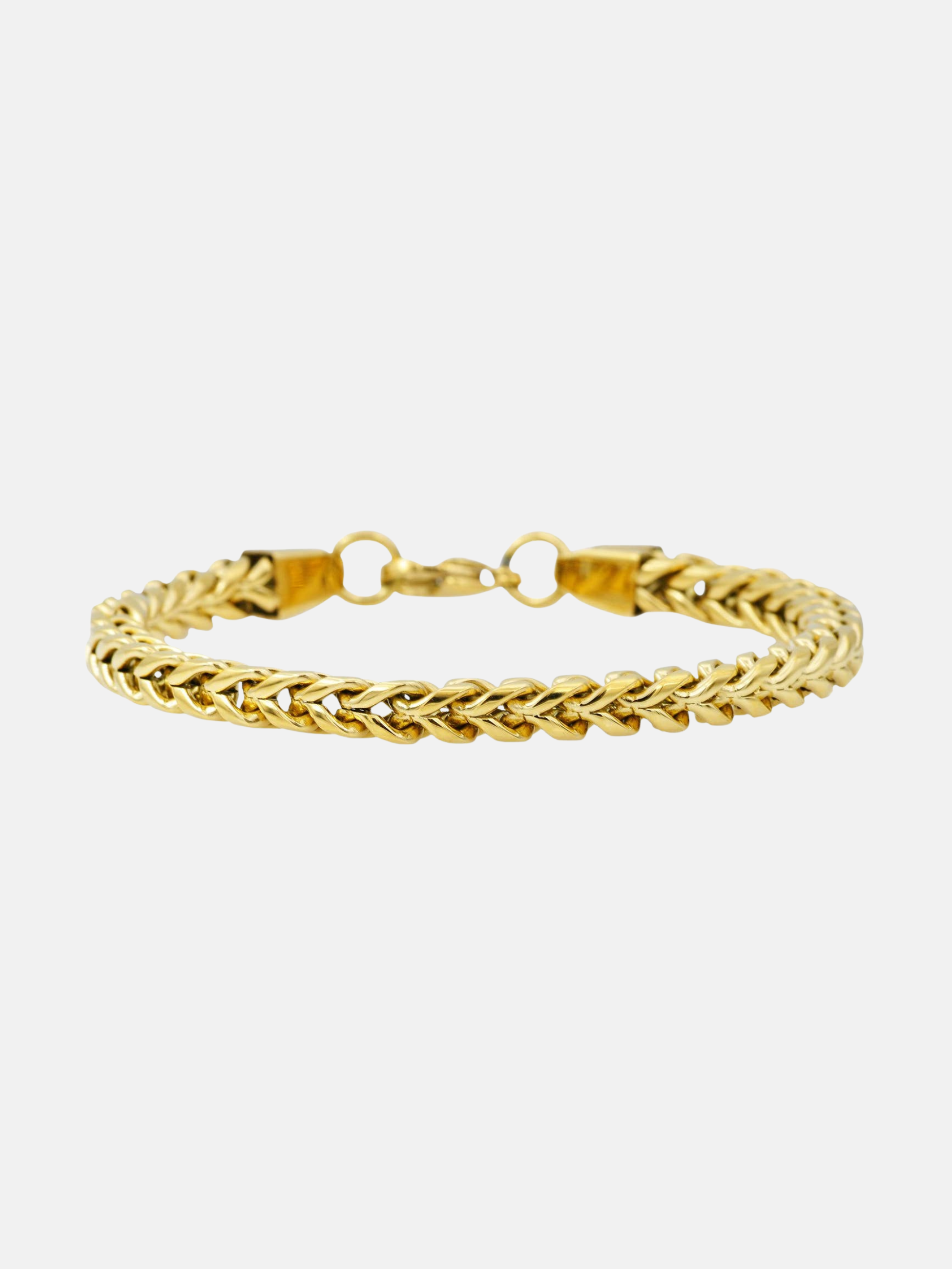 Rounded Franco Link Chain Bracelet