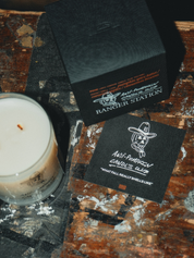 Ranger Station Anti-Pumpkin Candle Club Candle Studio Reserve Soy Wax Candle with Reusable Glass - Lifestyle
