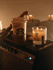 Ranger Station Anti-Pumpkin Candle Club Candle Studio Reserve Soy Wax Candle with Reusable Glass - Lifestyle