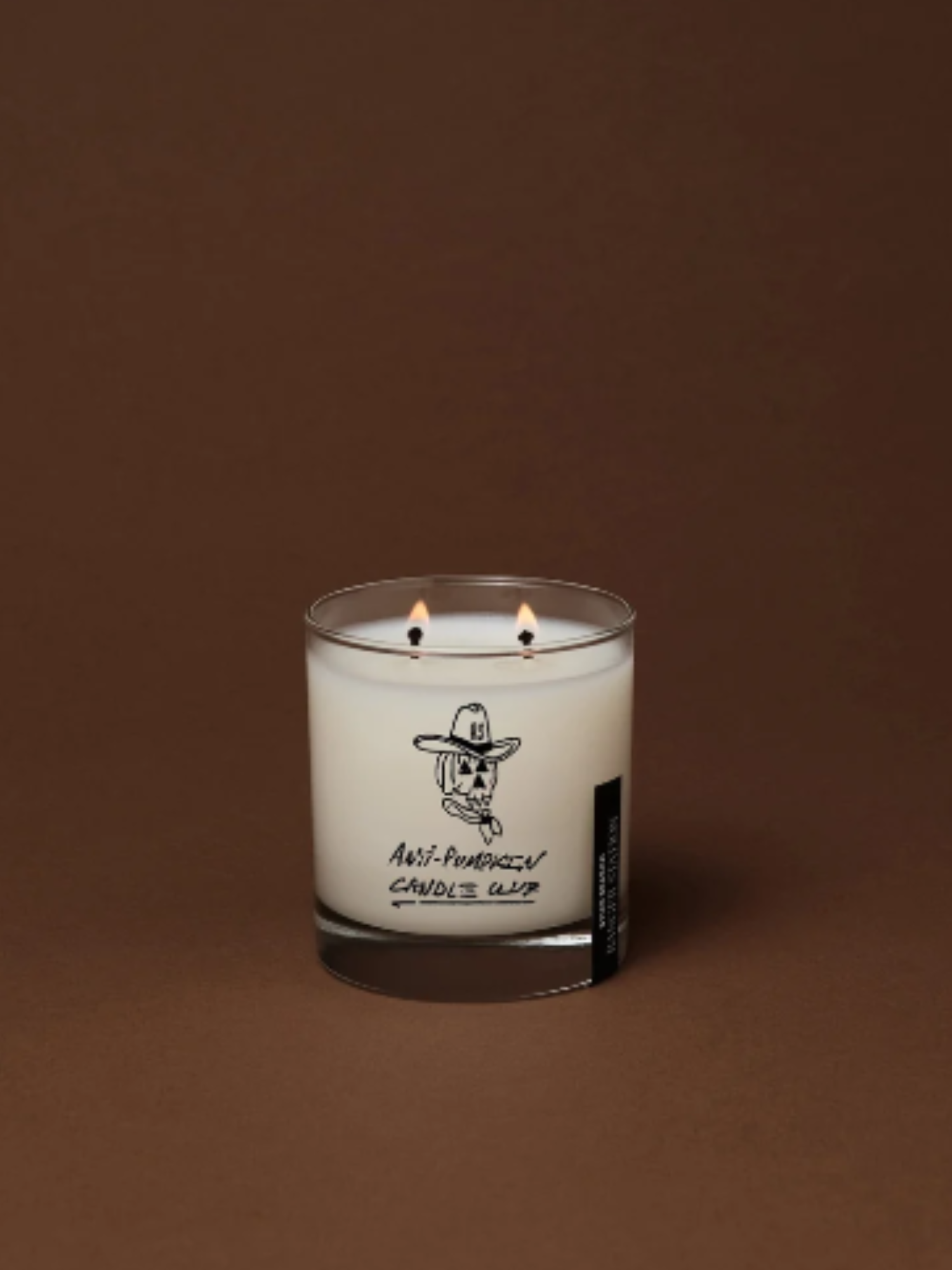 Ranger Station Anti-Pumpkin Candle Club Candle Studio Reserve Soy Wax Candle with Reusable Glass - Front