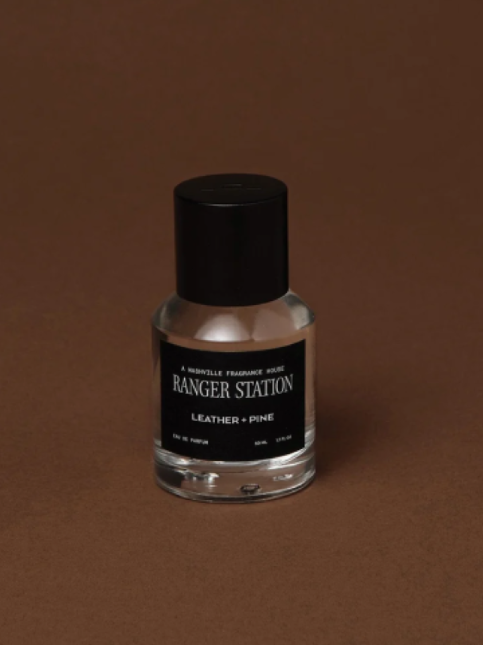 Ranger Station Eau de Parfum in Leather + Pine Scent 50mL bottle front view