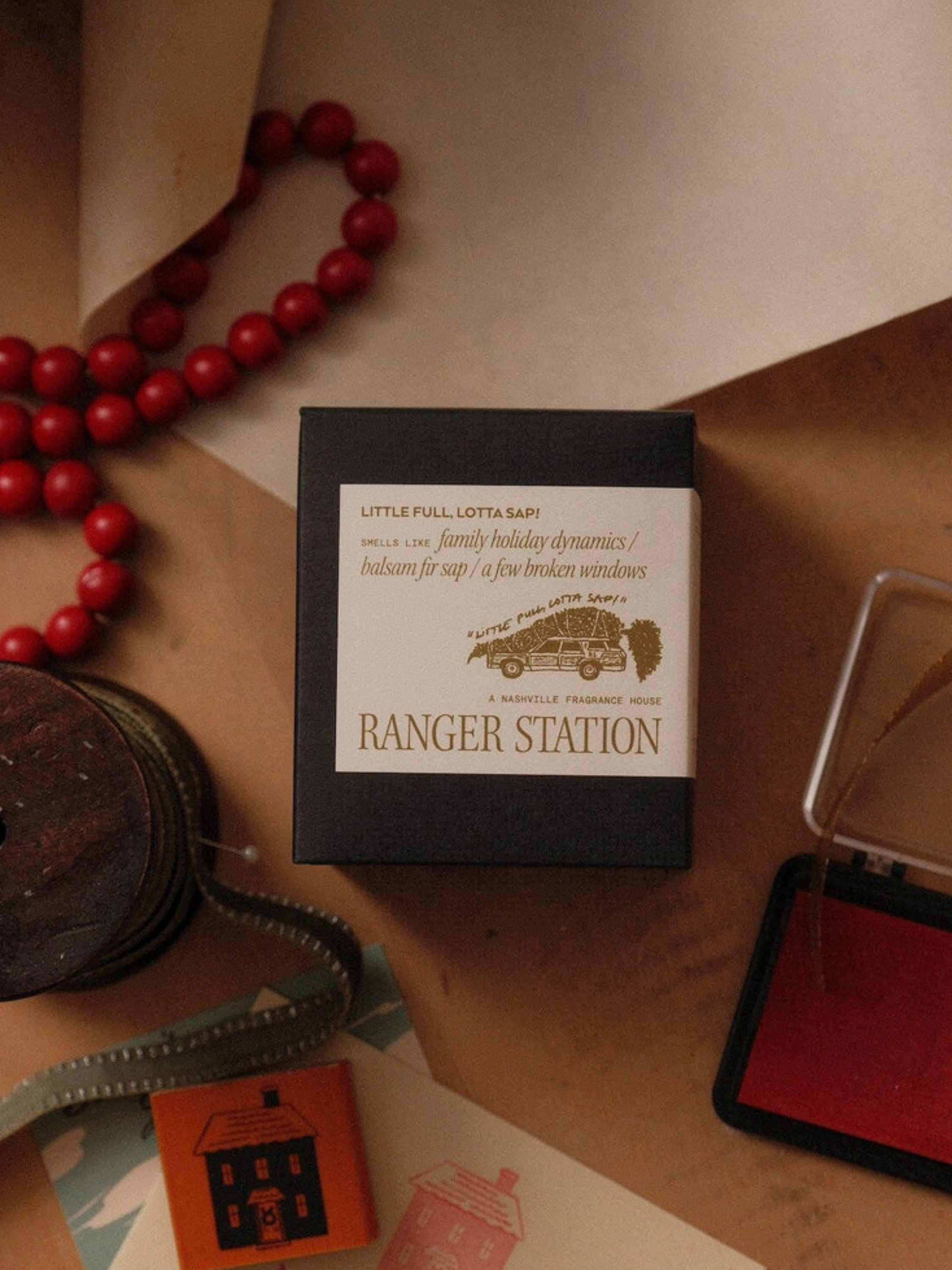 Ranger Station Little Full Lotta Sap Christmas Vacation Inspired Candle Two Wick Home Gifts Stocking Stuffer Athens GA Georgia Kempt Menswear Store Near Me