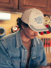 Sendero Provisions Hi Ho Hat Blue and Cream White Corduroy Texture Hat Men’s Accessories for Men Gifts for Guys Athens GA Georgia Kempt Menswear Store Near Me