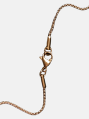3mm Round Venetian Box Band Ring Necklace
