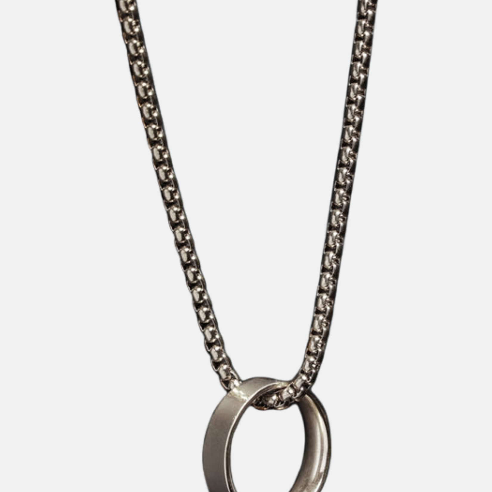 We Are All Smith Waterproof Stainless Steel Ring on 3mm Round Box Chain Men’s Necklace Accessories for Men Gifts for Guys Jewelry Necklaces Chains Athens GA Georgia Kempt Menswear Store Near Me