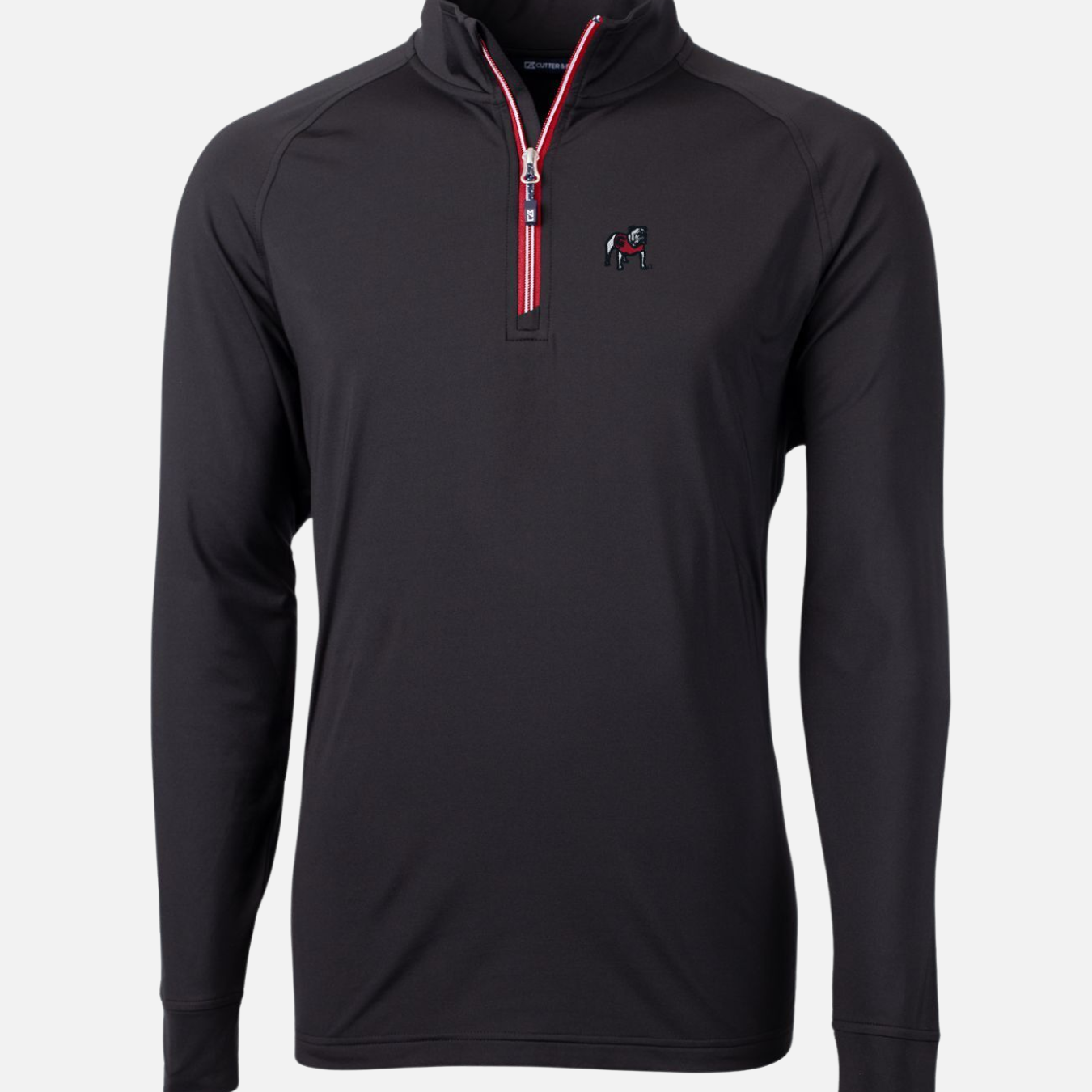 Georgia Bulldogs Lightweight Performance Quarter Zip Pullover. Cutter and Buck Kempt Athens GA UGA Mens Shop