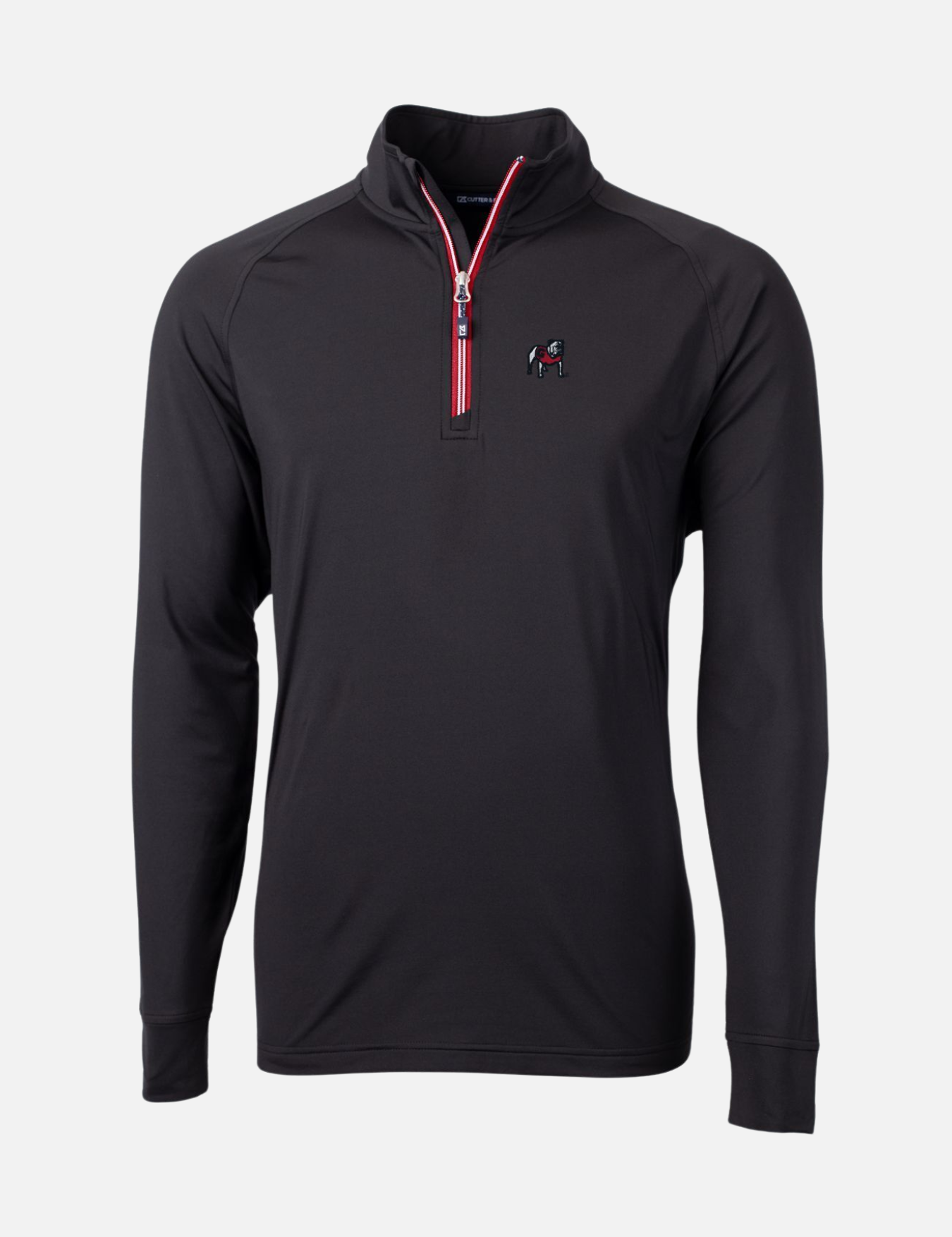 Georgia Bulldogs Lightweight Performance Quarter Zip Pullover. Cutter and Buck Kempt Athens GA UGA Mens Shop