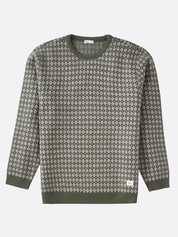 Katin Check Sweater Patterned Knit Knitted Knitwear LS Long Sleeve Fall Winter Men’s Top for Men Gray Green Athens GA Georgia Kempt Menswear Store Near Me