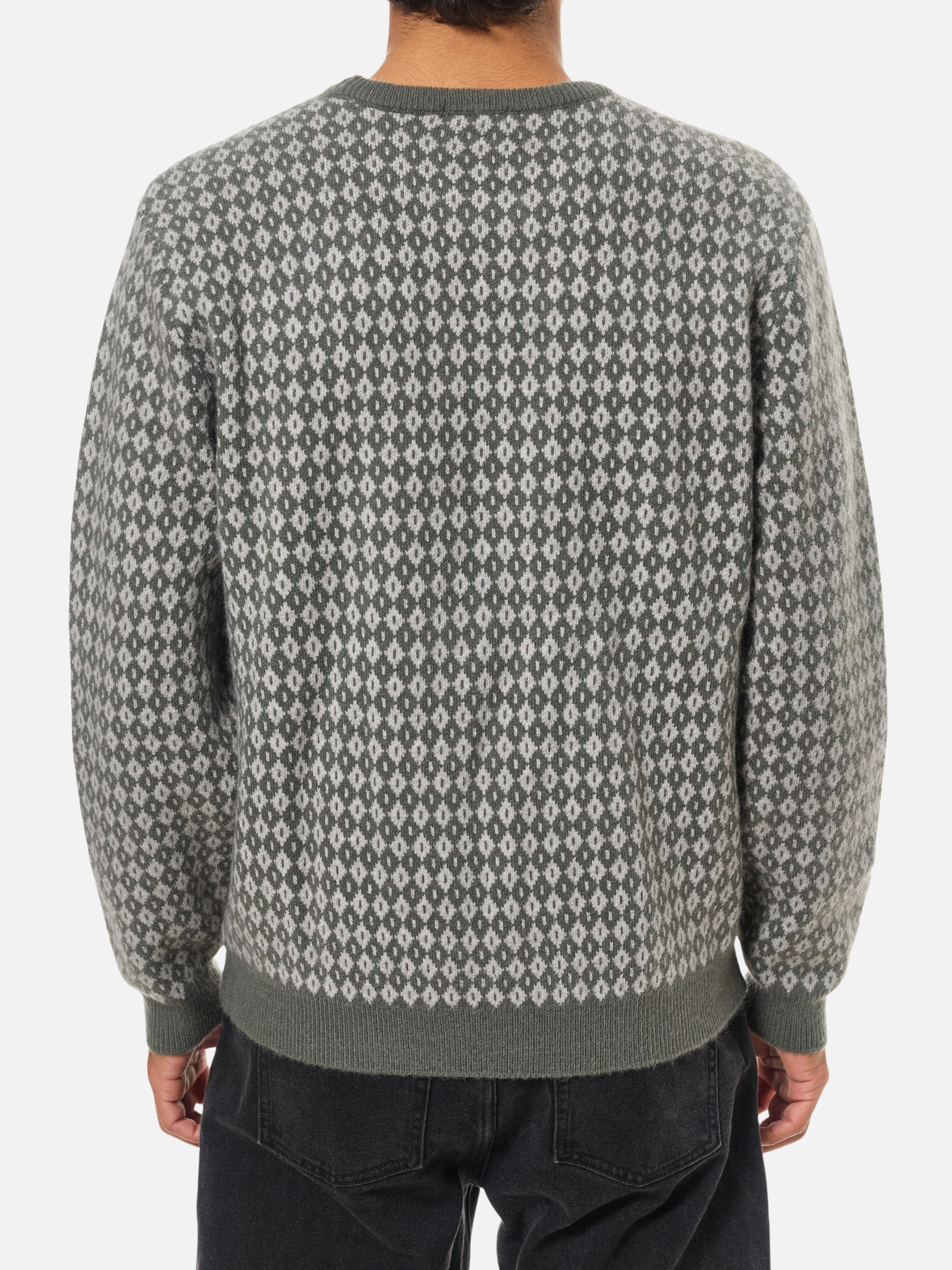 Katin Check Sweater Patterned Knit Knitted Knitwear LS Long Sleeve Fall Winter Men’s Top for Men Gray Green Athens GA Georgia Kempt Menswear Store Near Me