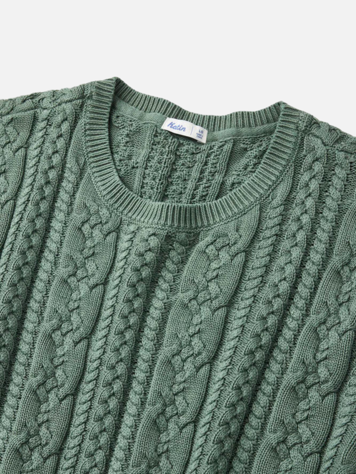 Katin Fisherman Sweater - Pine