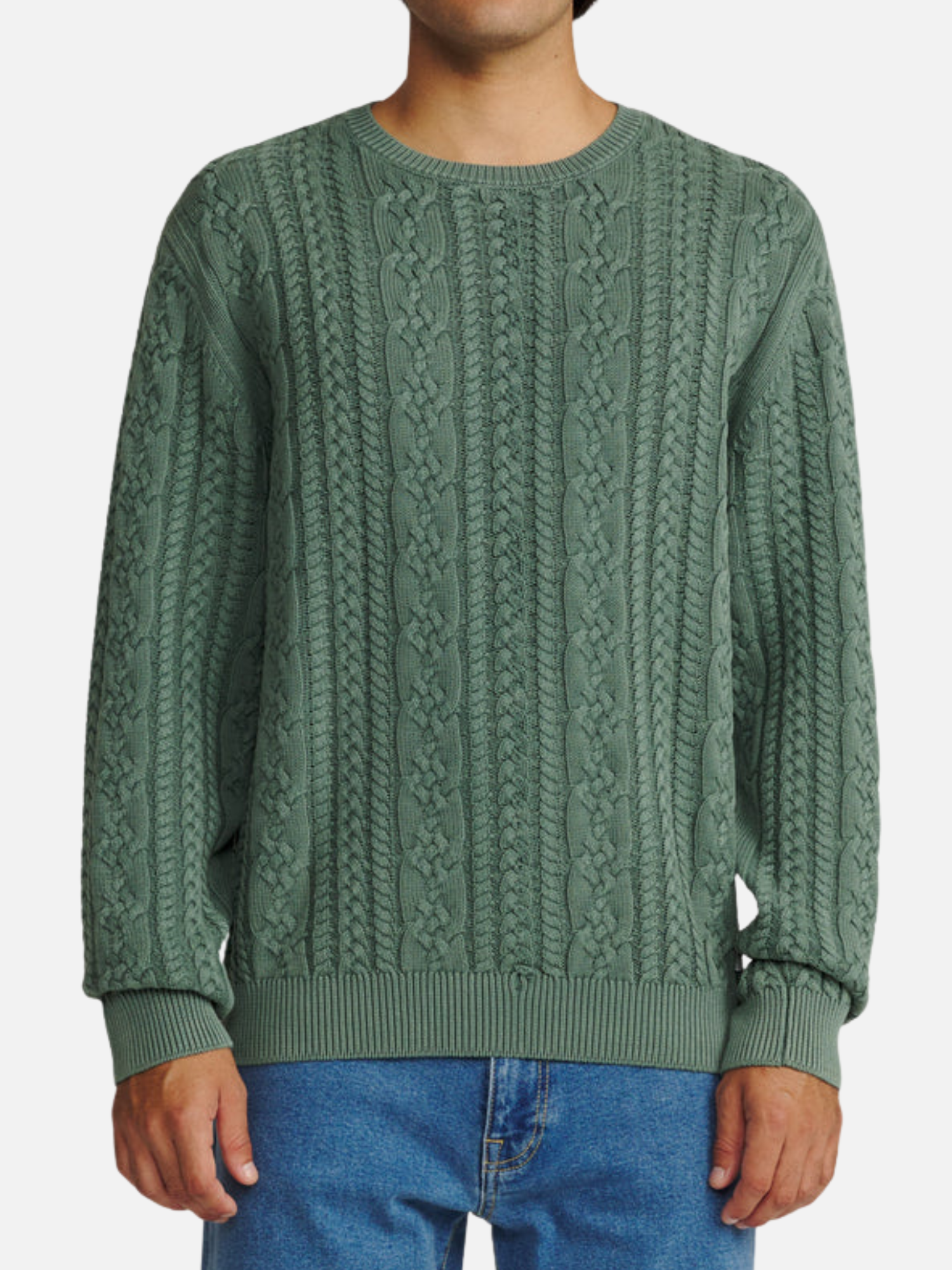 Katin Fisherman Sweater - Pine