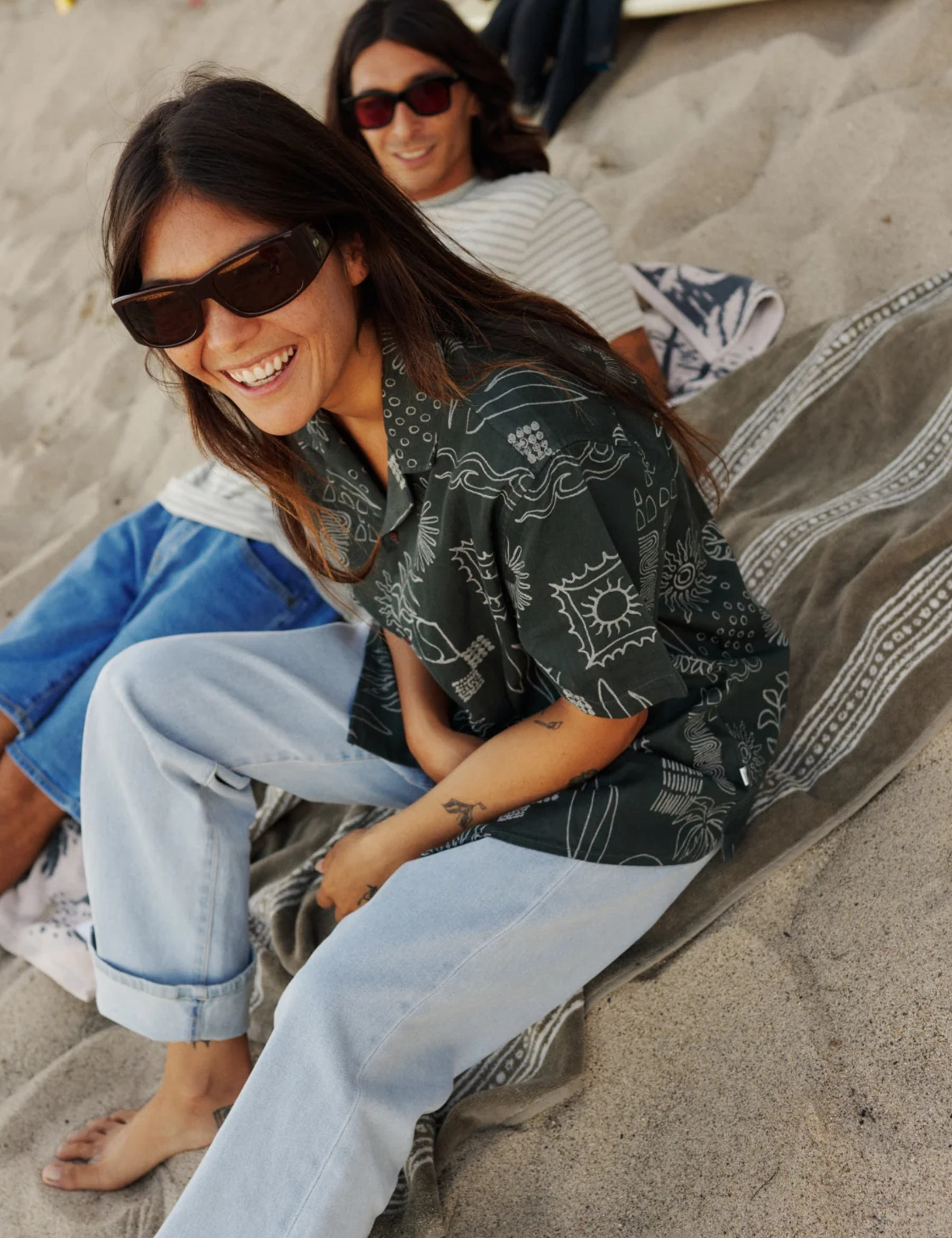 Katin Habitat Button Up Casual Collared Shirt for Men Men’s Spring Summer Tops Outfits Black Wash Pattern Patterned SS Short Sleeve Top for Guys Athens GA Georgia Kempt Menswear Store Near Me