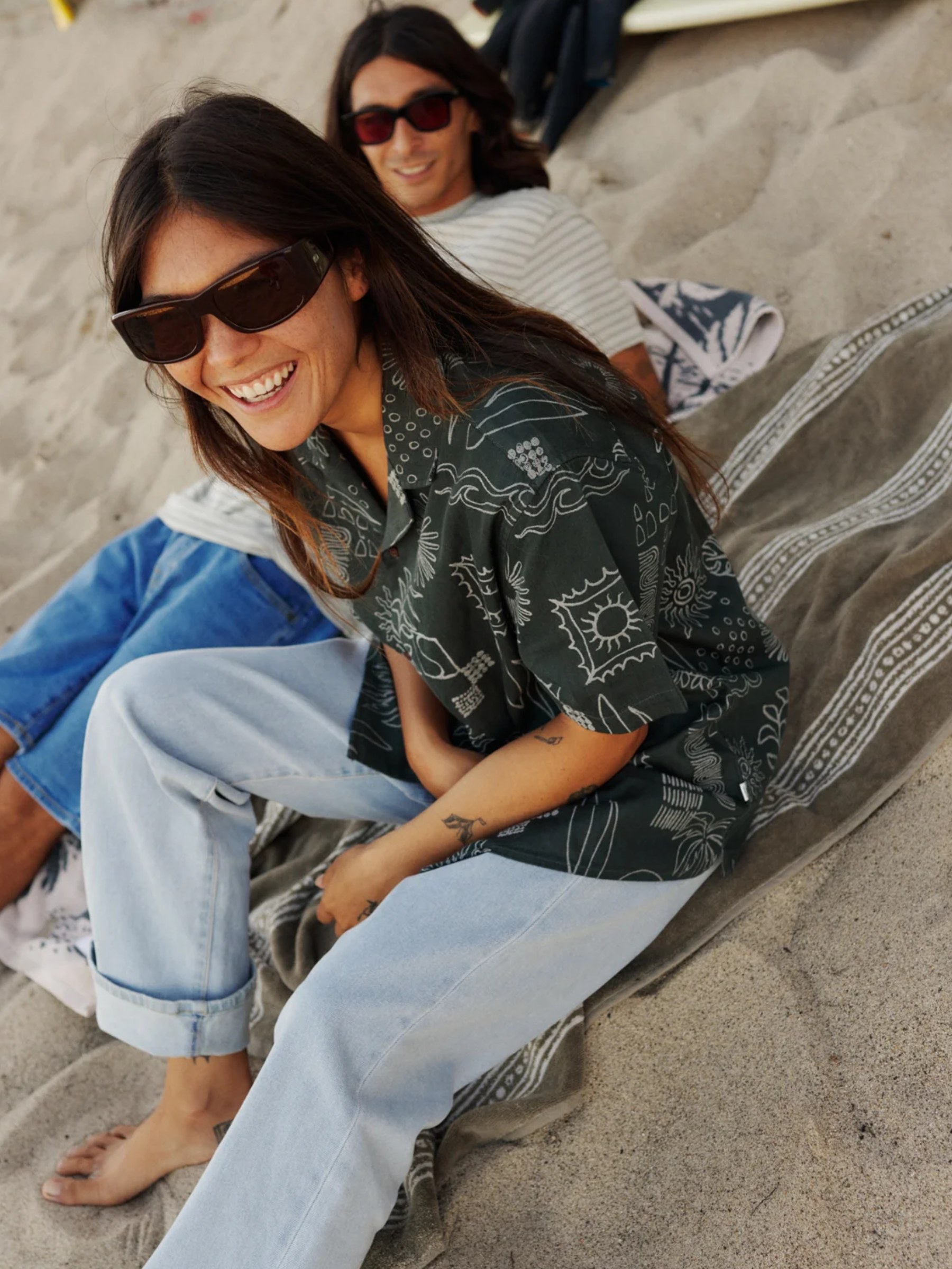 Katin Habitat Button Up Casual Collared Shirt for Men Men’s Spring Summer Tops Outfits Black Wash Pattern Patterned SS Short Sleeve Top for Guys Athens GA Georgia Kempt Menswear Store Near Me