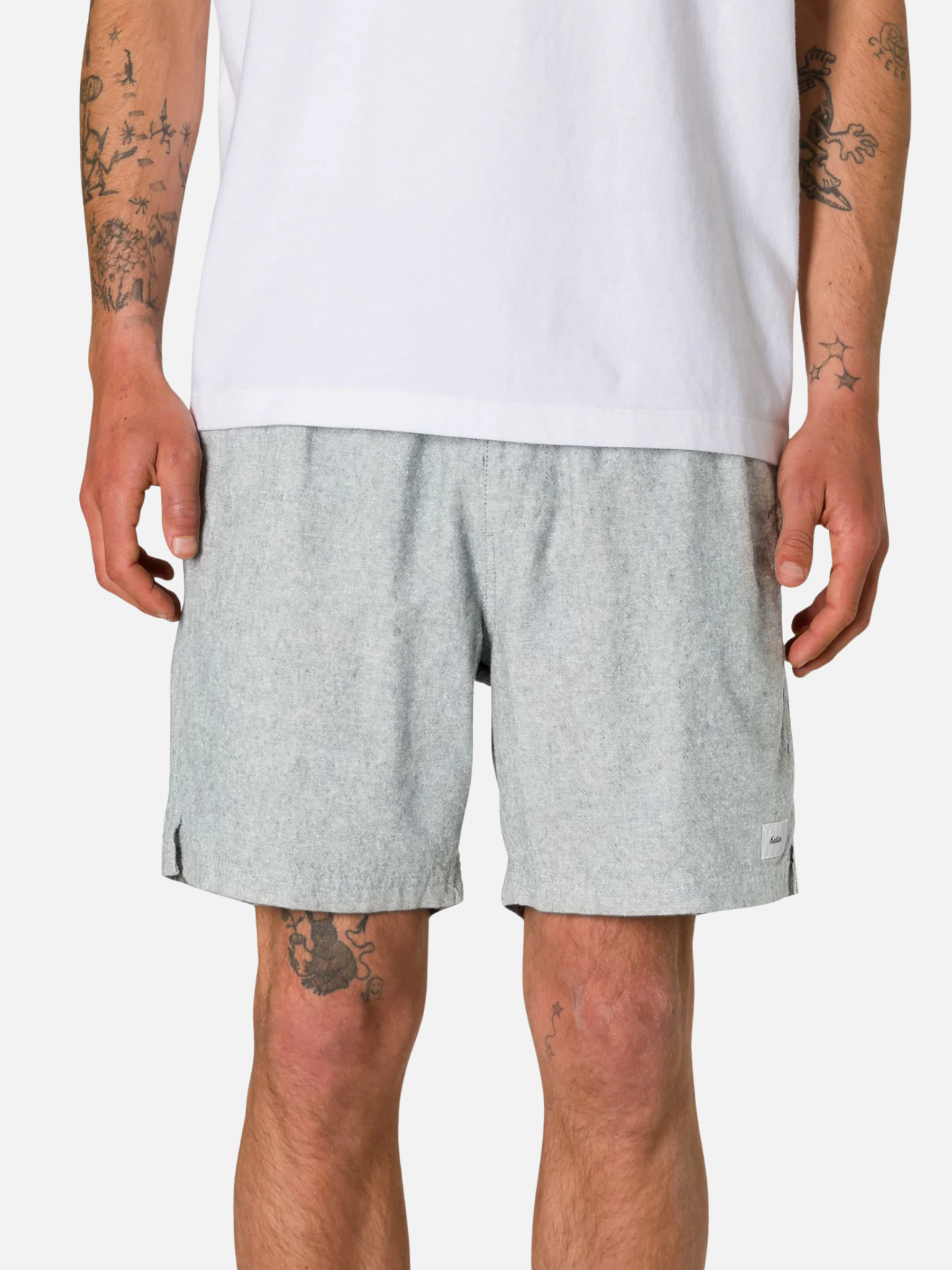 Katin Isaiah Local Short Linen Summer Spring Shorts for Men Elastic Waist Drawstring Stonewash Green Blue Grey Gray Light Wash Men’s Shorts Athens GA Georgia Kempt Menswear Store Near Me