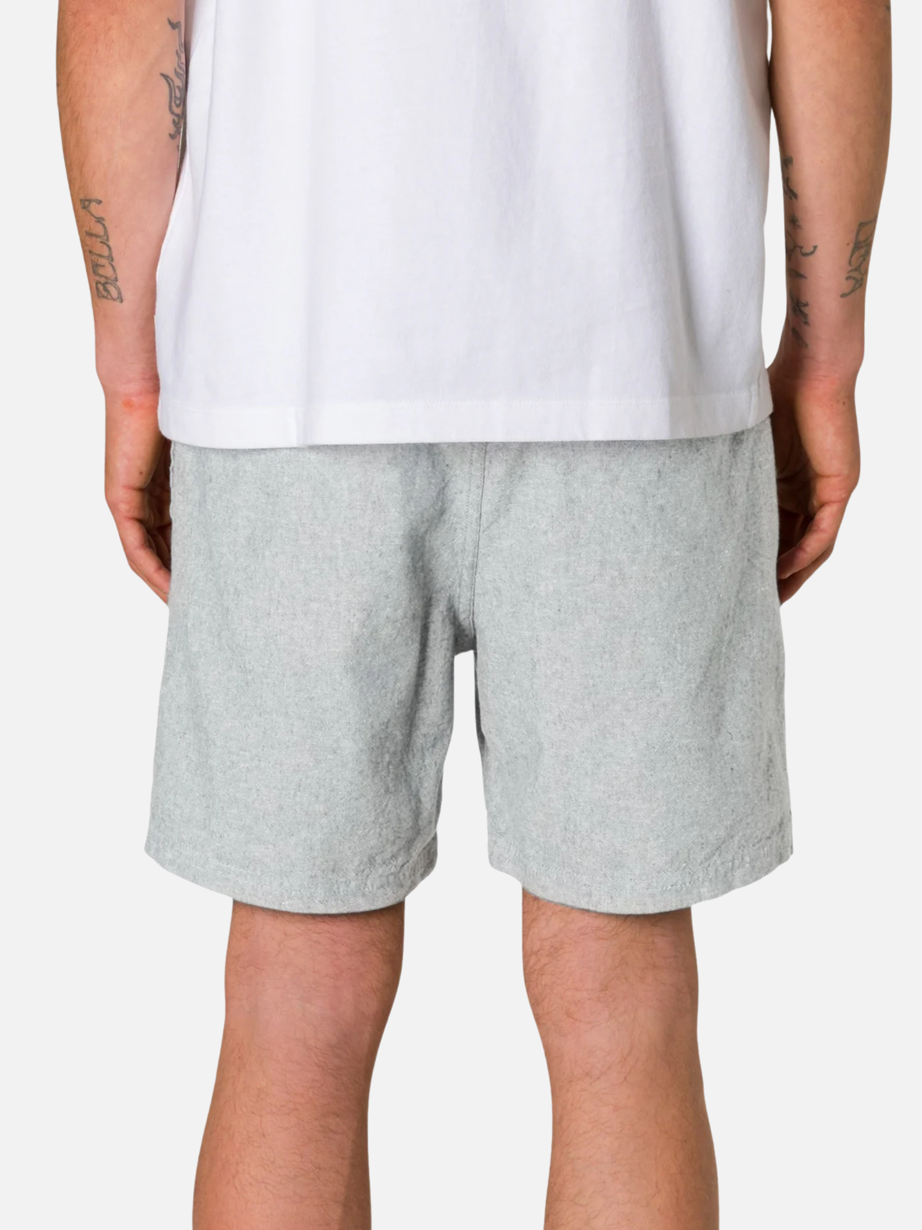 Katin Isaiah Local Short Linen Summer Spring Shorts for Men Elastic Waist Drawstring Stonewash Green Blue Grey Gray Light Wash Men’s Shorts Athens GA Georgia Kempt Menswear Store Near Me