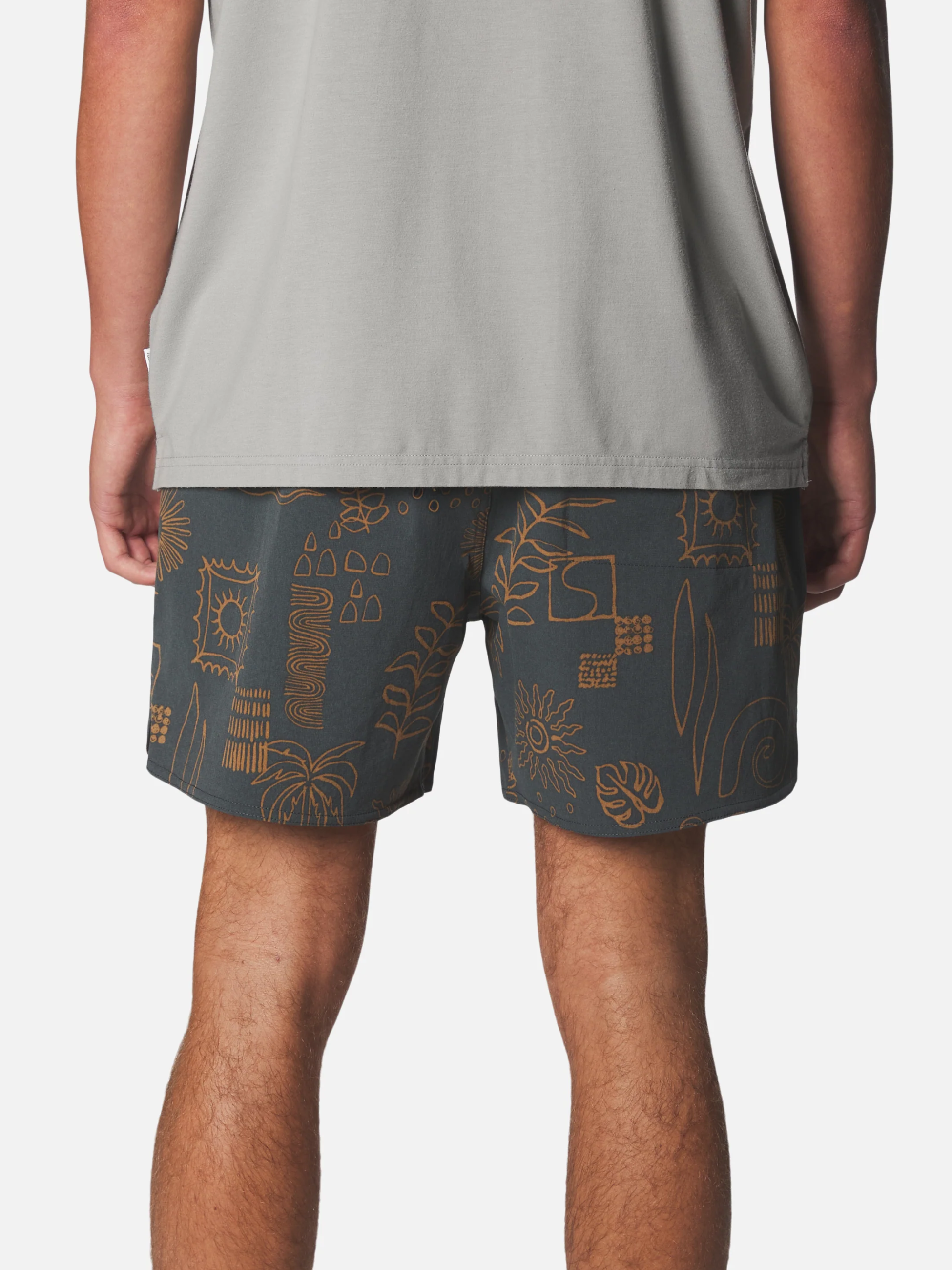 Katin OTG Rover Short Black Wash Habitat Floral Print Hybrid Shorts for Men SPF Moisture Wicking Swim Outdoor Clothes Vacation Shorts for Guys Athens GA Georgia Kempt Menswear Store Near Me